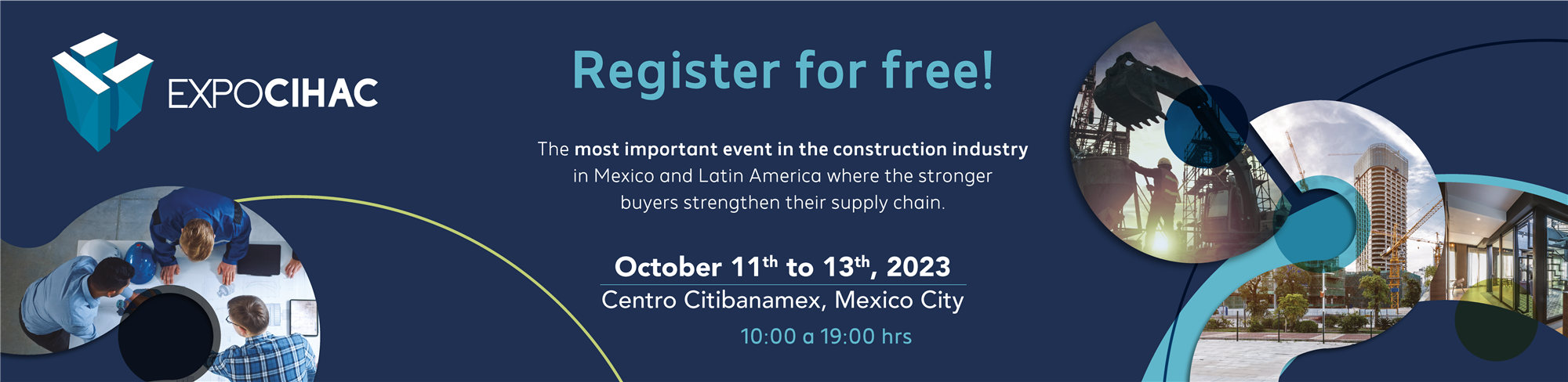 Приглашение на EXPO CIHAC 2023 в Мексике от Dozan Mosaic And Tiles